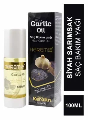 Harem's Keratin & Siyah Sarımsak Saç Bakım Yağı 100 ml - 2
