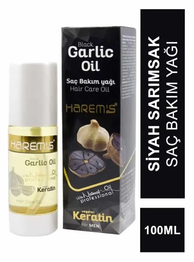 Harem's Keratin & Siyah Sarımsak Saç Bakım Yağı 100 ml - 2
