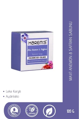 Harem's Mavi Anemon & Safran Sabunu 120g - Harems