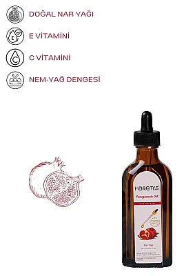 Harem's Nar Yağlı Cilt Bakım Serumu 100ML - 2