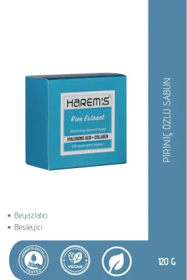 Harem's Pirinç Özlü Sabun 120g - Harems