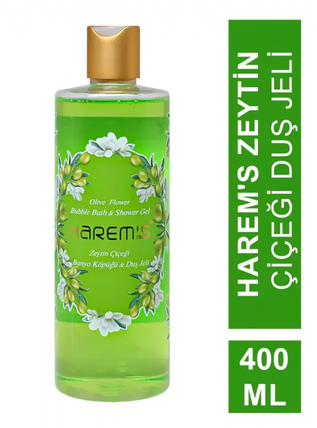 Harem's Zeytin Çiçeği Banyo Köpüğü&Duş Jeli 400 ml - 1