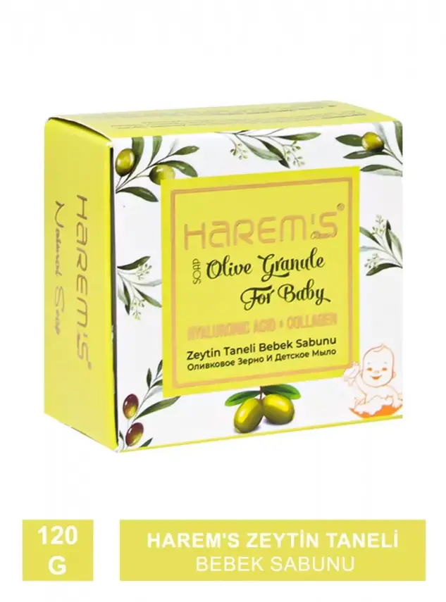 Harem's Zeytin Taneli Bebek Sabunu 120g - 1