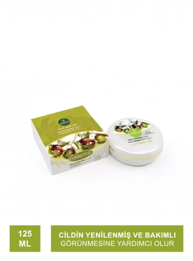 Harem's Zeytin Yağlı Yüz & Dekolte Bakım Kremi 125ML - 1