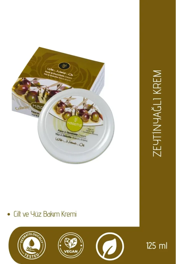 Harem's Zeytin Yağlı Yüz & Dekolte Bakım Kremi 125ML - 1