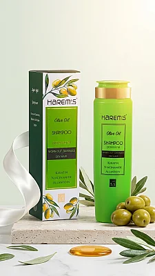 Harem's Zeytinyağlı Şampuan 330ml - 3