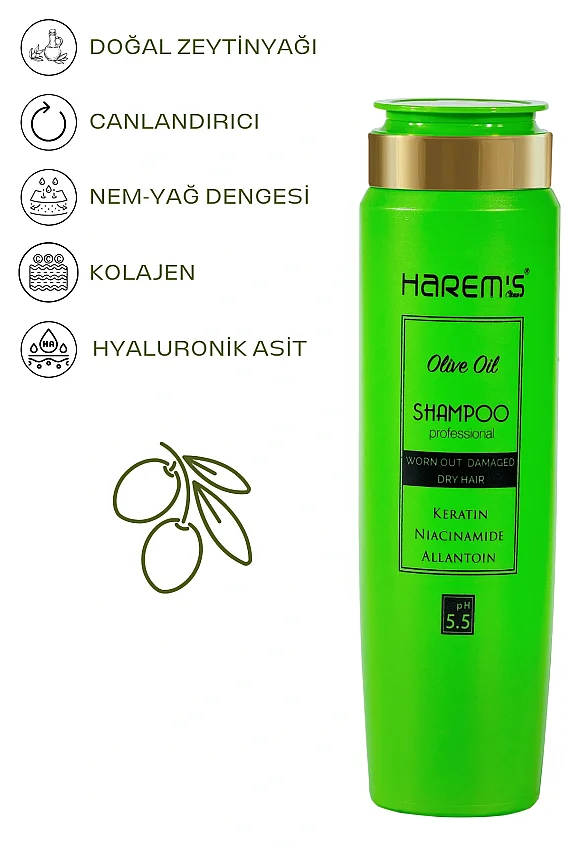 Harem's Zeytinyağlı Şampuan 330ml - 2