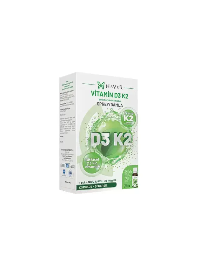 Haver D3K2 20 ml Sprey / Damla - 1