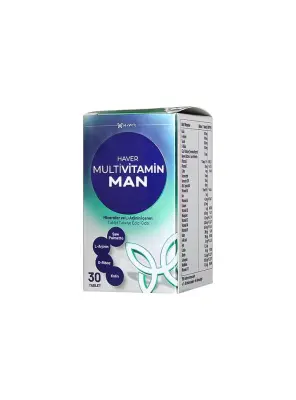 Haver Multivitamin Man 30 Tablet - Haver