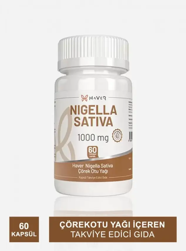 Haver Nigella Sativa 1000mg 60 Kapsül - 1