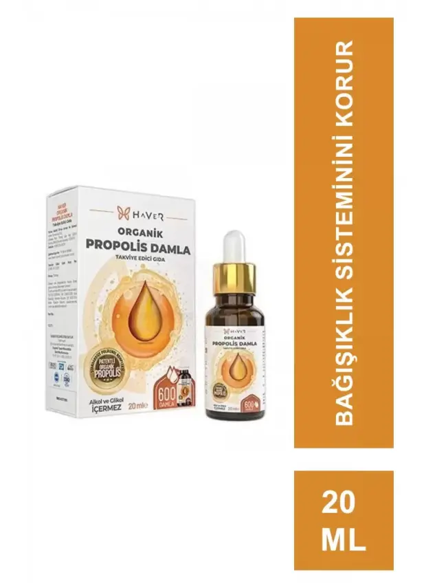 Haver Organik Propolis Damla 20 ml - 1