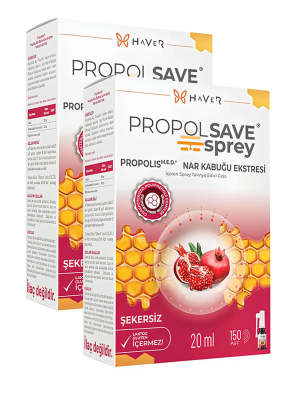 Haver Propolsave Propolis Nar Kubuğu Ekstresi Sprey 20 ml x 2 Adet - Haver