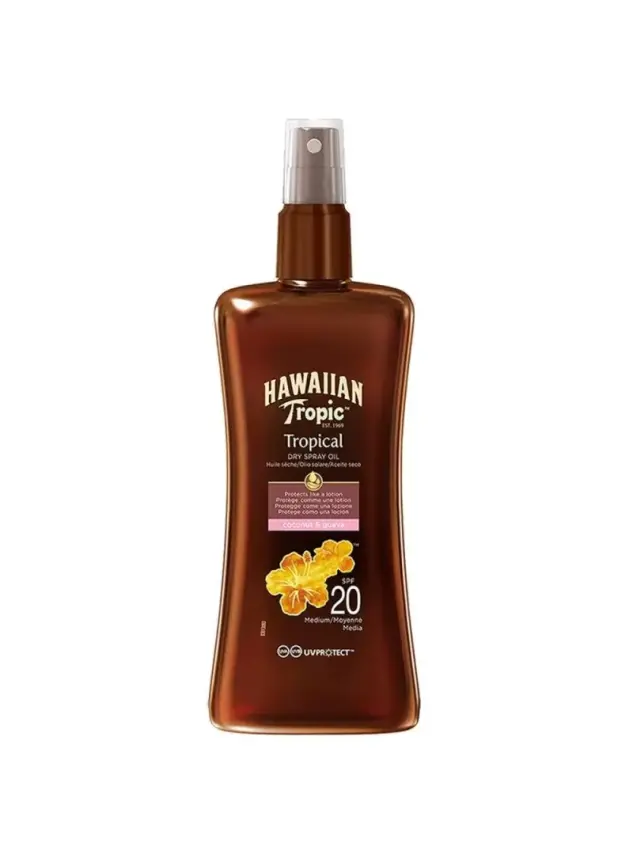Hawaiian Tropic Protective Dry Spray Oil Bronzlaştırıcı Yağ Spf 20 200 ml - 1