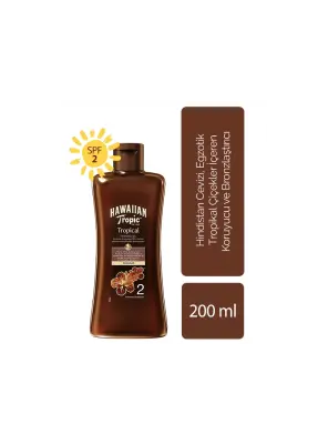 Hawaiian Tropic Tropical Dry Koruyucu ve Bronzlaştırıcı Yağ Spf 2 200 ml - 2