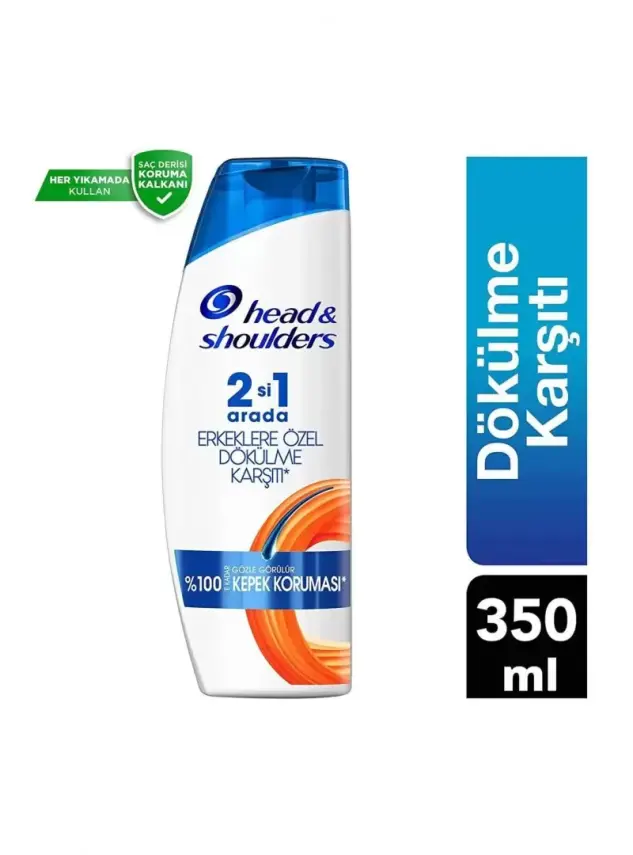 Head & Shoulders Erkeklere Özel 2'si 1 Arada Dökülme Karşıtı Şampuan 350 ml - 1