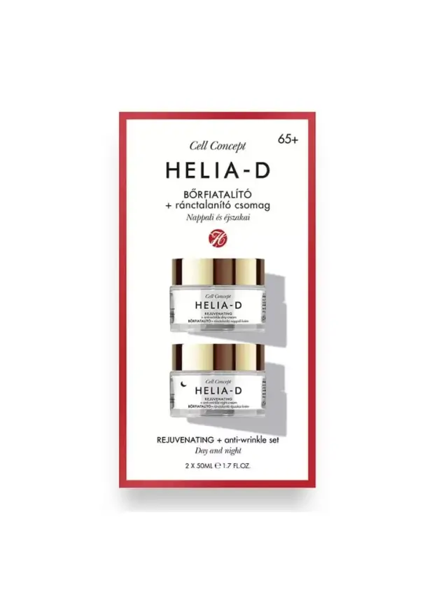 Helia-D Cell Concept Gençleştirici ve Kırışık Giderici Gündüz ve Gece Krem 65+ 2×50 ml - 3