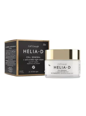 Helia-D Cell Concept Hücre Yenileyici Kırışıklık Karşıtı Gece Kremi 55+ 50ml - 1