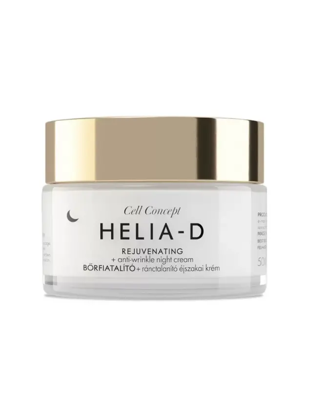 Helia-D Cell Concept Hücre Yenileyici Kırışıklık Karşıtı Gece Kremi 65+ 50ml - 1