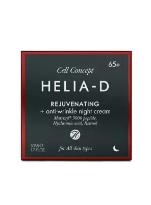 Helia-D Cell Concept Hücre Yenileyici Kırışıklık Karşıtı Gece Kremi 65+ 50ml - 2