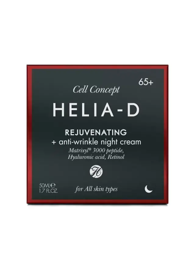 Helia-D Cell Concept Hücre Yenileyici Kırışıklık Karşıtı Gece Kremi 65+ 50ml - 2
