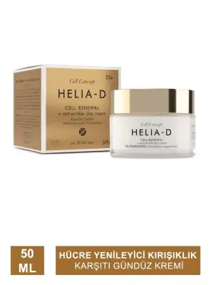 Helia-D Cell Concept Hücre Yenileyici Kırışıklık Karşıtı Gündüz Kremi 55+ Spf20 50ml - 2