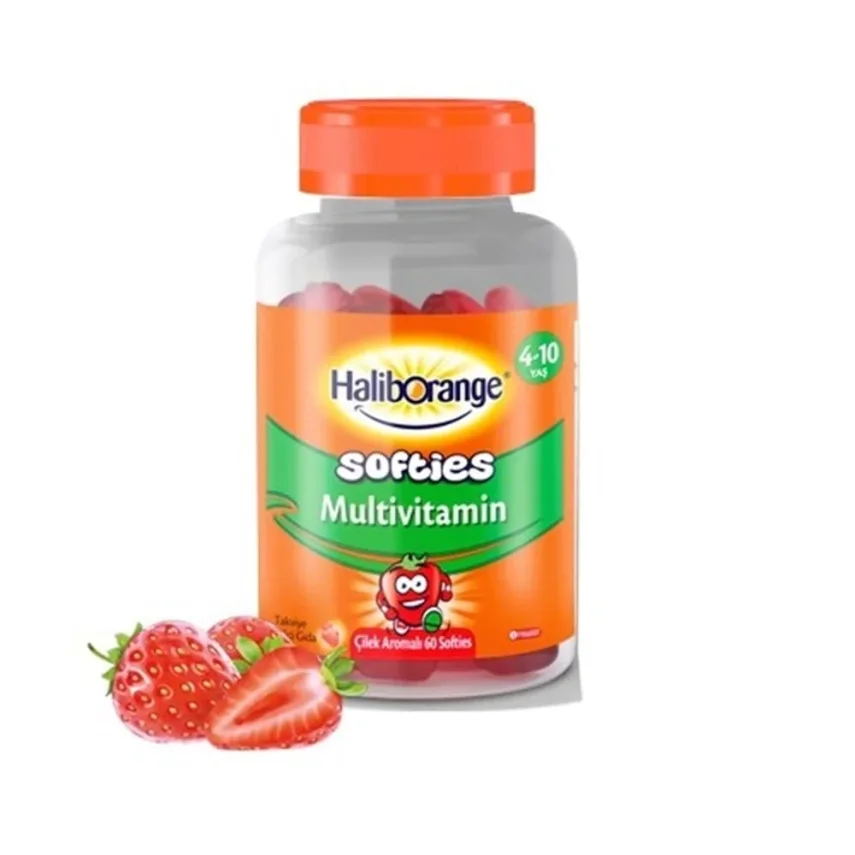 Heliborange Multivitamin Çilek Aromalı 60 Softgel - 1