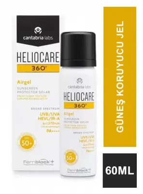 OUTLET - Heliocare 360 Airgel SPF50+ Güneş Koruyucu Jel 60 ml - Heliocare
