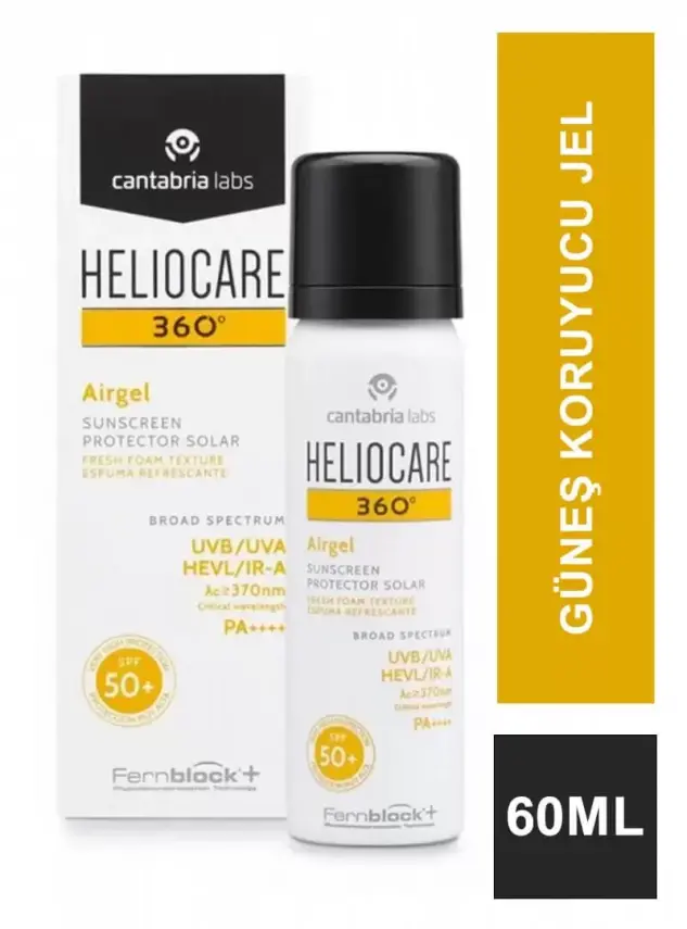 Heliocare 360 Airgel SPF50+ Güneş Koruyucu Jel 60 ml - 1