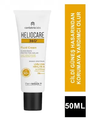 OUTLET - Heliocare 360 Fluid SPF+50 Koruyucu Güneş Kremi 50 ml - Heliocare