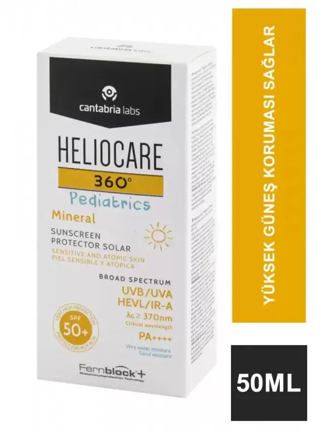 Heliocare 360 Pediatrics Mineral Spf50+ 50 ml Güneş Kremi - 1