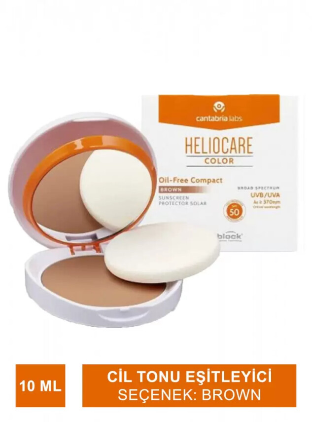 Heliocare Color SPF 50+ Oil Free Compact Yağsız Güneş Koruyucu 10 ml - Heliocare