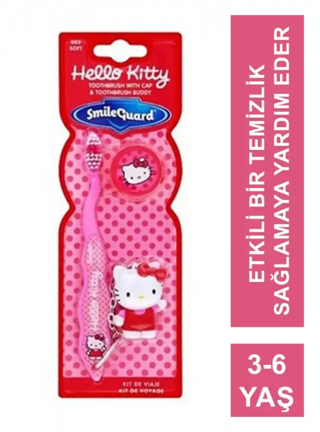 Hello Kitty Anahtarlıklı Diş Fırçası 3-6 Yaş - 2