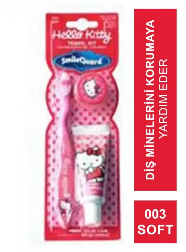 Hello Kitty Seyahat Seti 003 Soft Diş Fırçası+Diş Macunu - 2