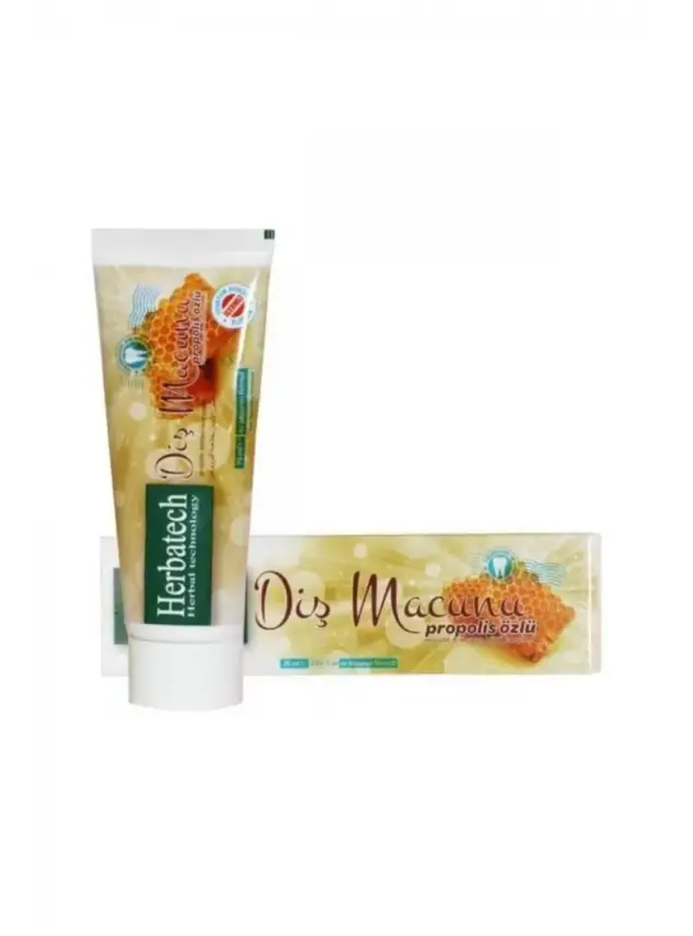 Herbatech Diş Macunu Propolis Özlü 75 ml - 1