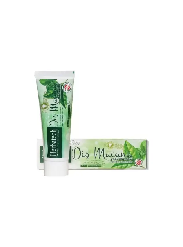 Herbatech Yeşil Çay Özlü Diş Macunu 75 ml - 1