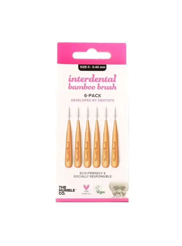 Humble Brush Bambu Diş Arası Fırçası 0.40mm 6 Adet - 1