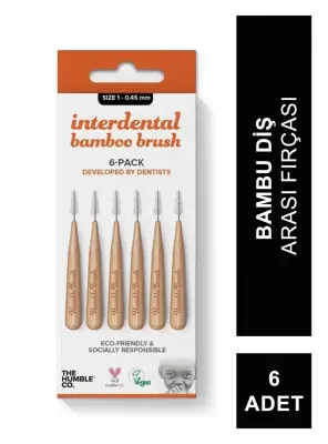 Humble Brush Bambu Diş Arası Fırçası 0.45mm 6 Adet - 2