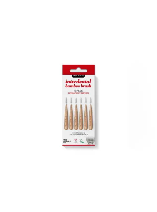 Humble Brush Bambu Diş Arası Fırçası 0.50mm 6 Adet - 1