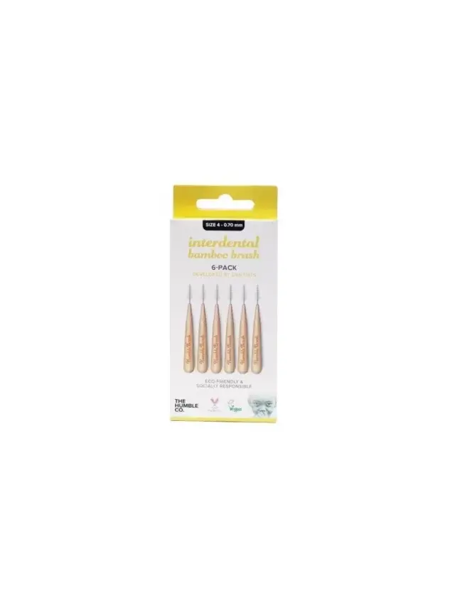 Humble Brush Bambu Diş Arası Fırçası 0.70mm 6 Adet - 1