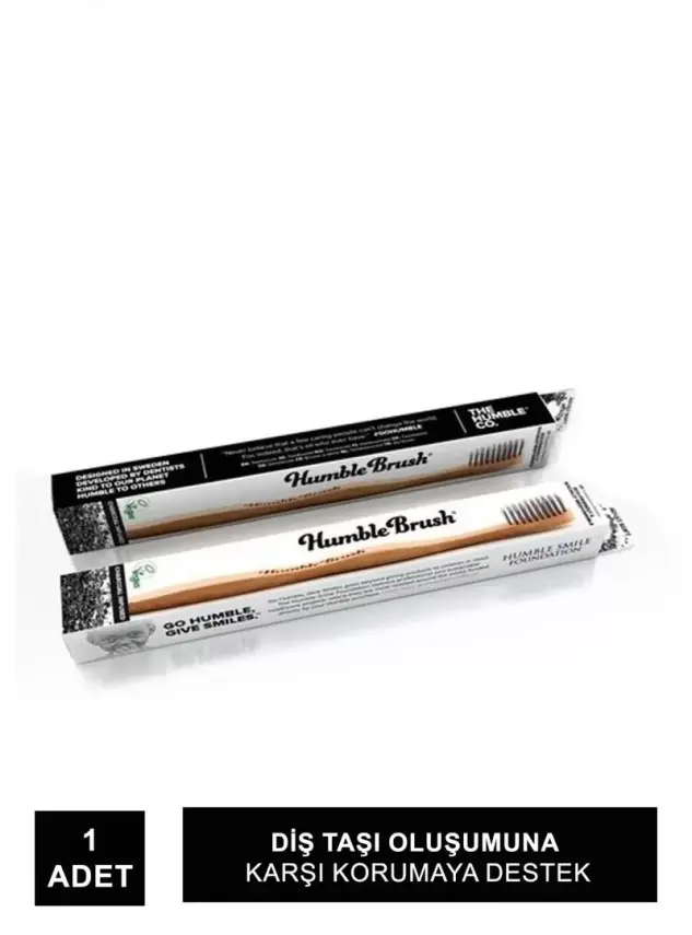 Humble Brush Bambu Diş Fırçası Soft Kömür - 2