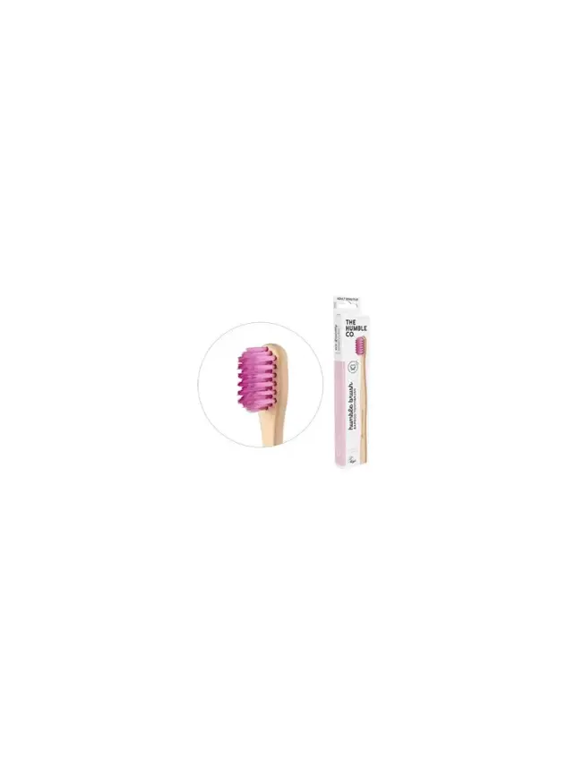 Humble Brush Ekolojik Bambu Hassas Diş Fırçası Yetişkin, Lila - 1