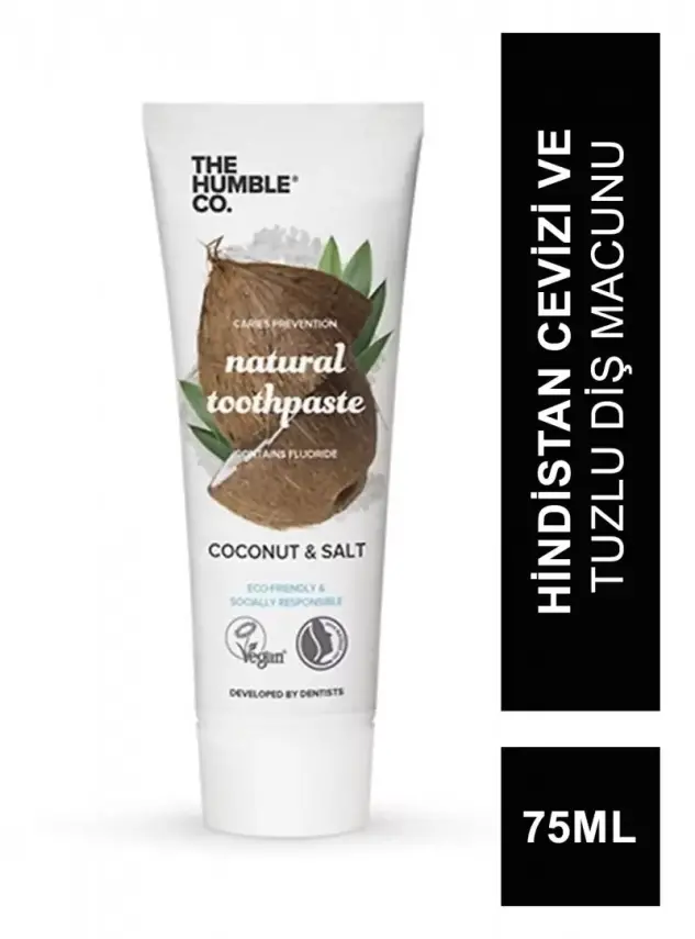 Humble Brush Humble Diş Macunu - Hindistan Cevizi & Tuz 75ml - 2