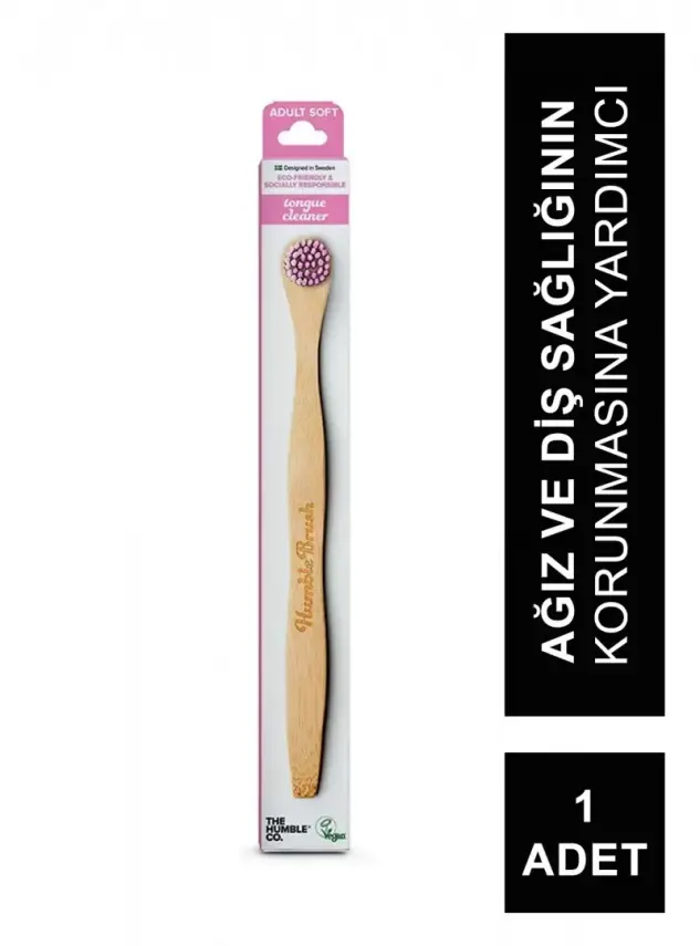 Humble Brush Pembe Bambu Dil Temizleyici - 2