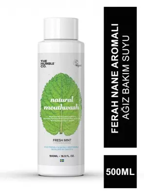 Humble Mouthwash Ağız Bakım Suyu Ferah Nane Aromalı 500 ml - 2