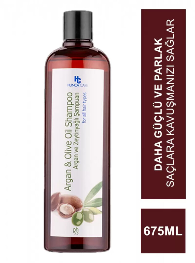Hunca Care Argan & Zeytinyağlı Şampuan 675 ml - Hunca