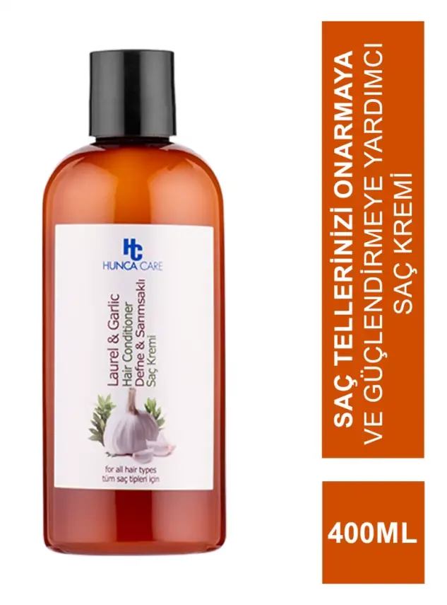 Hunca Care Defne & Sarımsaklı Saç Kremi 400 ml - 1