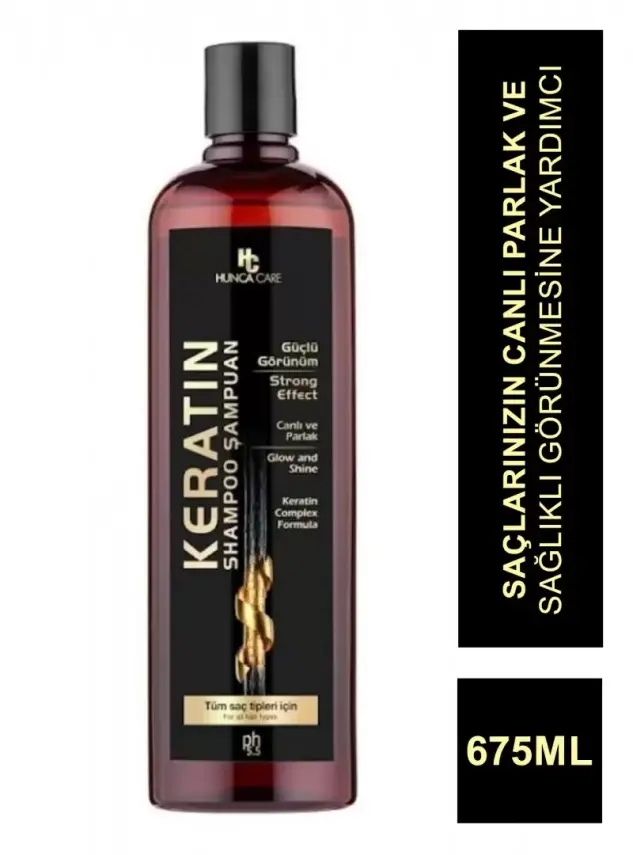 Hunca Care Keratin Şampuan 675 ml - 1