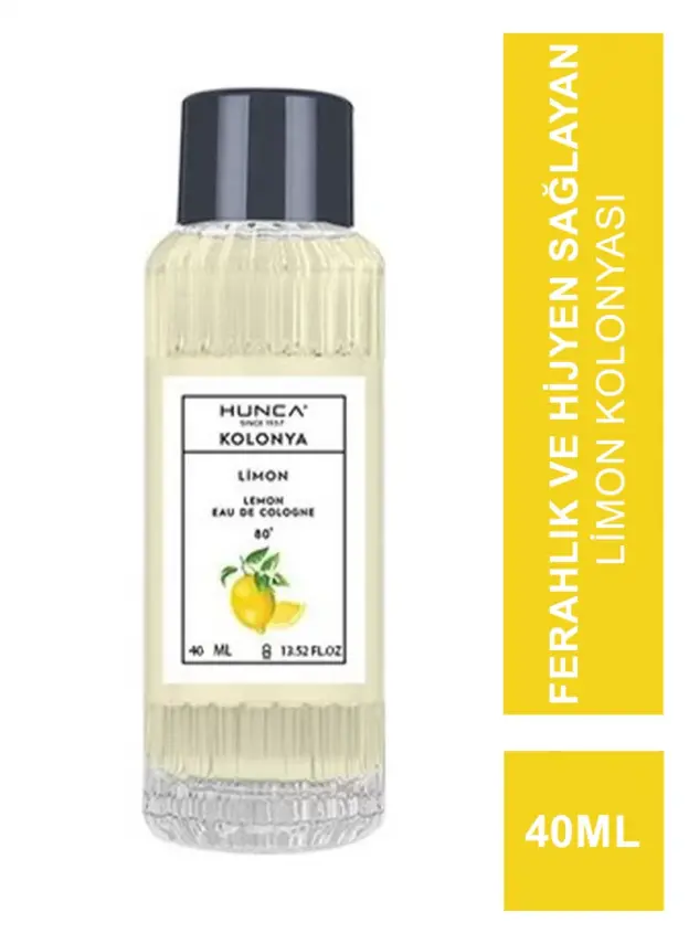 Hunca Limon Kolonyası 40 ml Pet Şişe - 1