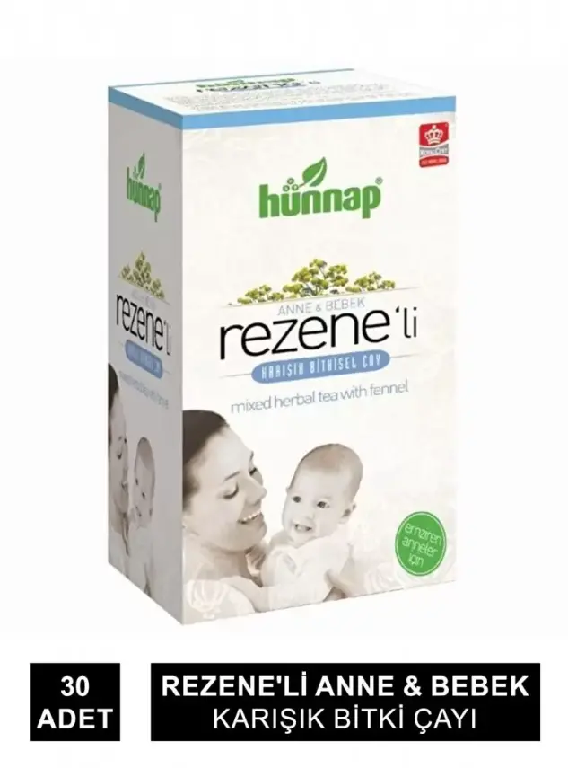Hünnap Rezene'li Anne & Bebek Karışık Bitki Çayı 30 Adet - 1
