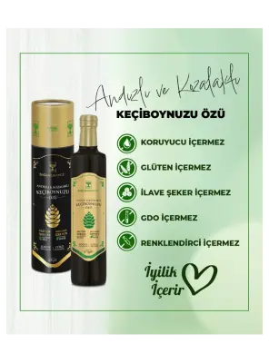 Hünnap Sağlıklı Bahçe Andızlı & Kozalaklı Keçiboynuzu Özü 670gr - 5